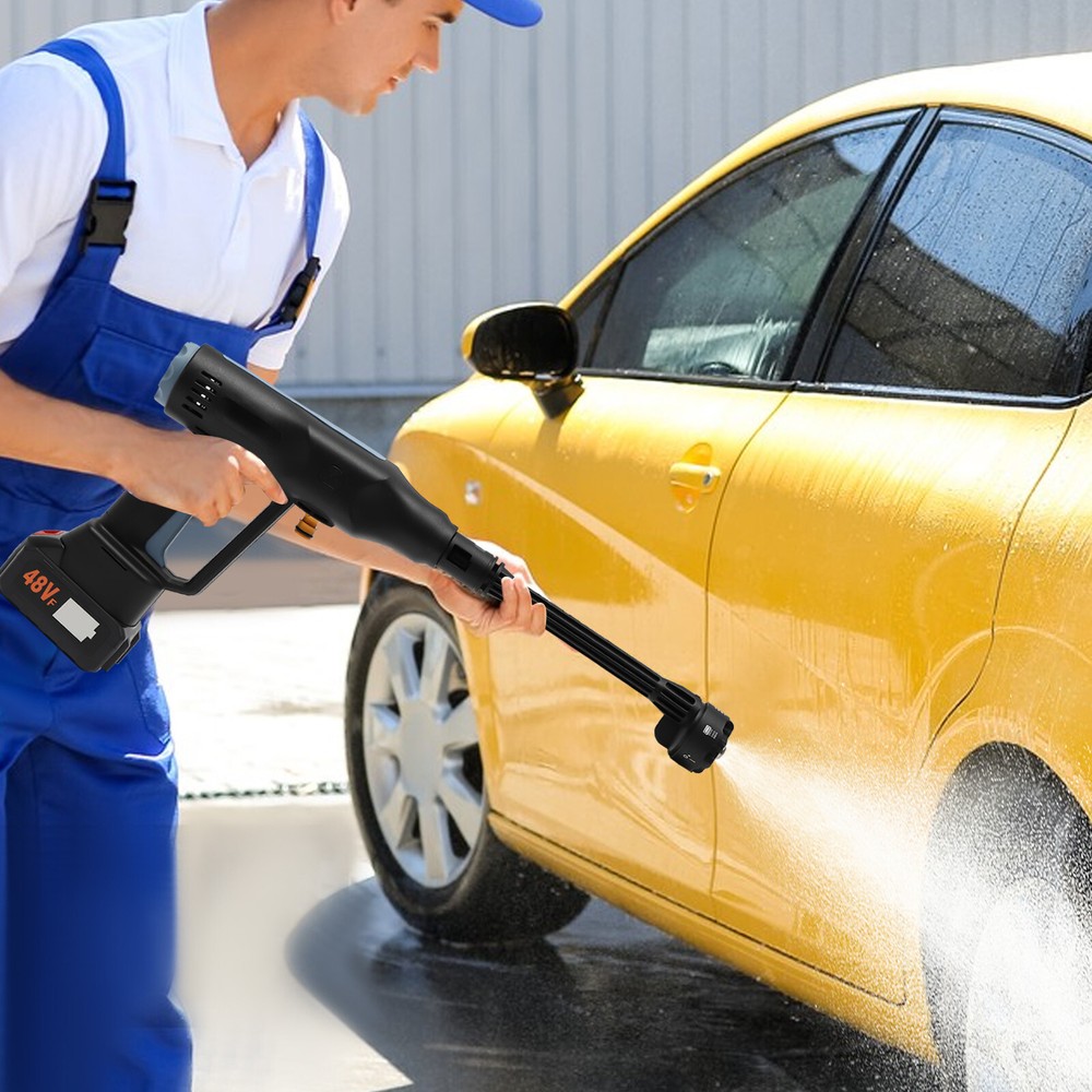 Cordless Electric Pressure Washer for Cars and Yard Cleaning  