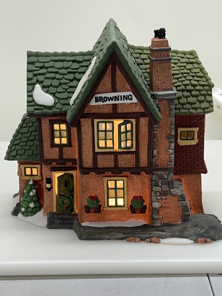 Dept 56 Retired 1994 Browning Cottage Heritage Village Collectible