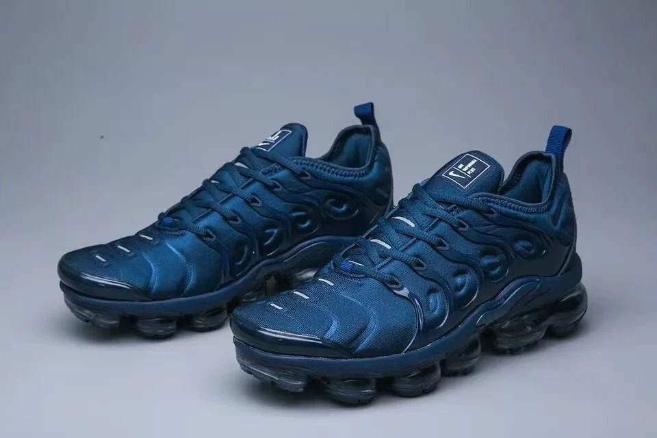 New Nike Air VaporMax Plus TN Men's blue Air cushion shoes size Free shipping