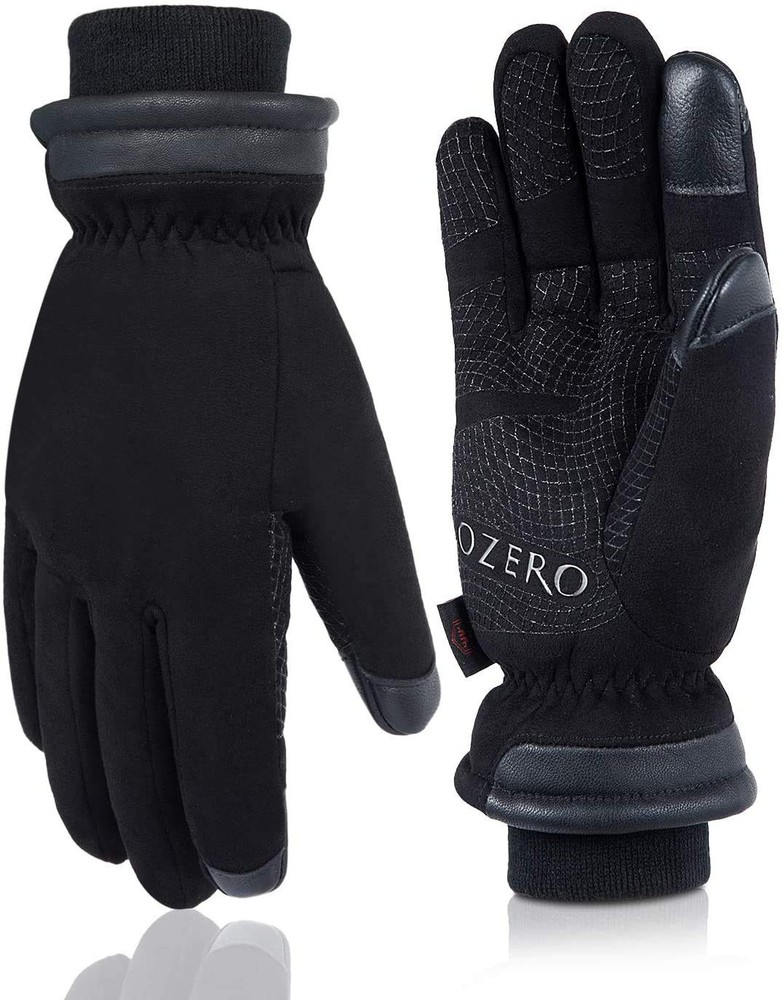 Winter Waterproof Glove, -30 ℉ Cold Proof Touchscreen Anti Slip Silicon Palm ...