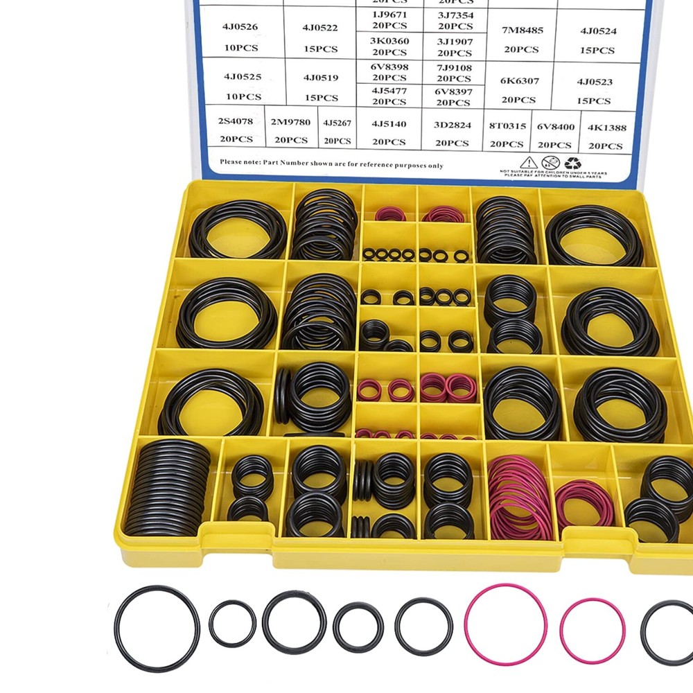 Multi-Size CAT Hydraulic O-Ring Kit - 32 Nitrile Seals for Robust Performance