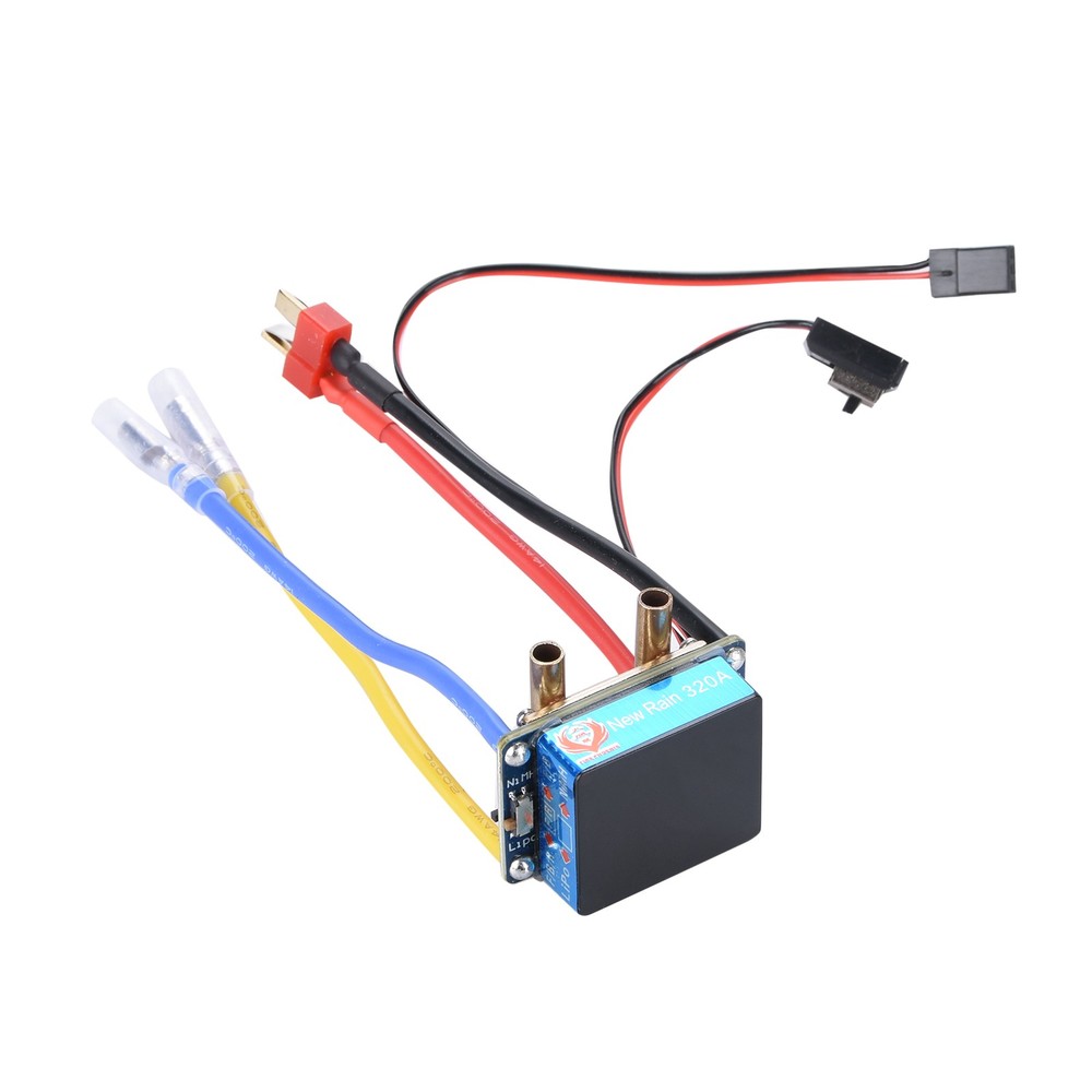 320A 480A Dual Mode Waterproof Brushed ESC Kit Water-Cooled for RC Boats Cars