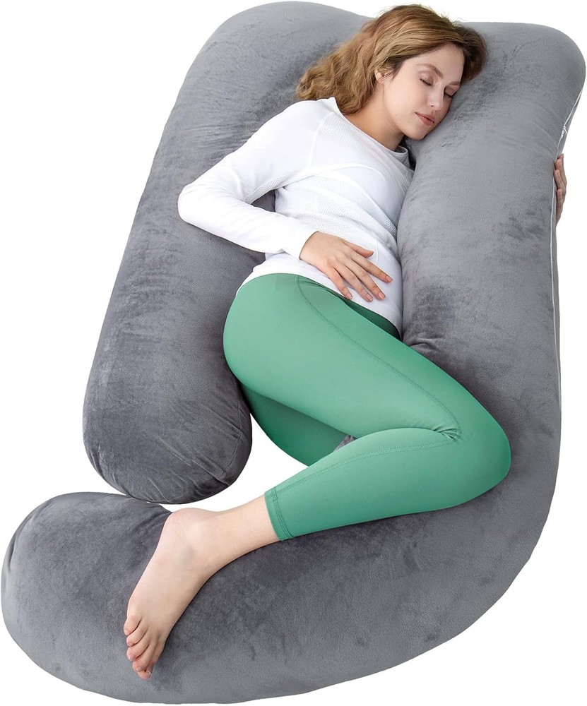 Pregnancy Pillow for Sleeping, Extra Large U Shaped Body Pillow, Maternity