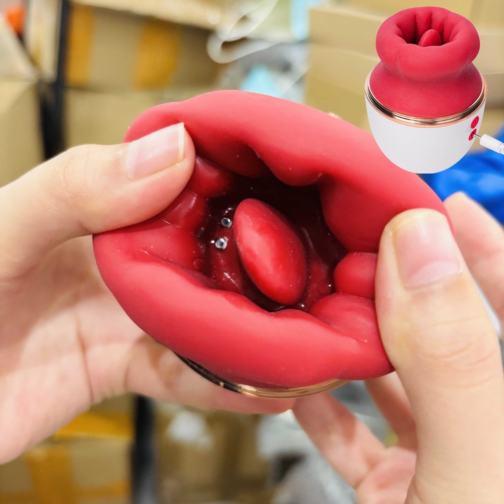 Lick&Sucking Vibrator Dildo G-spot Massager Clit Suck Women Masturbator Sex Toys