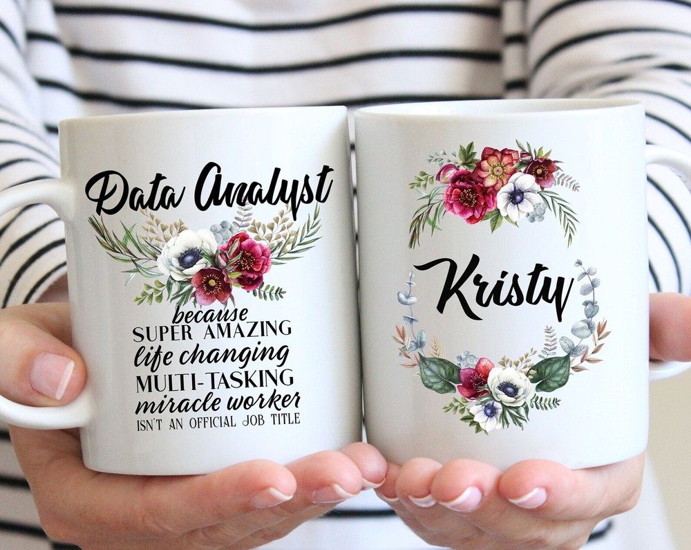 Personalized Data Analyst Gift For Women L Retirement Thank You Appreciation