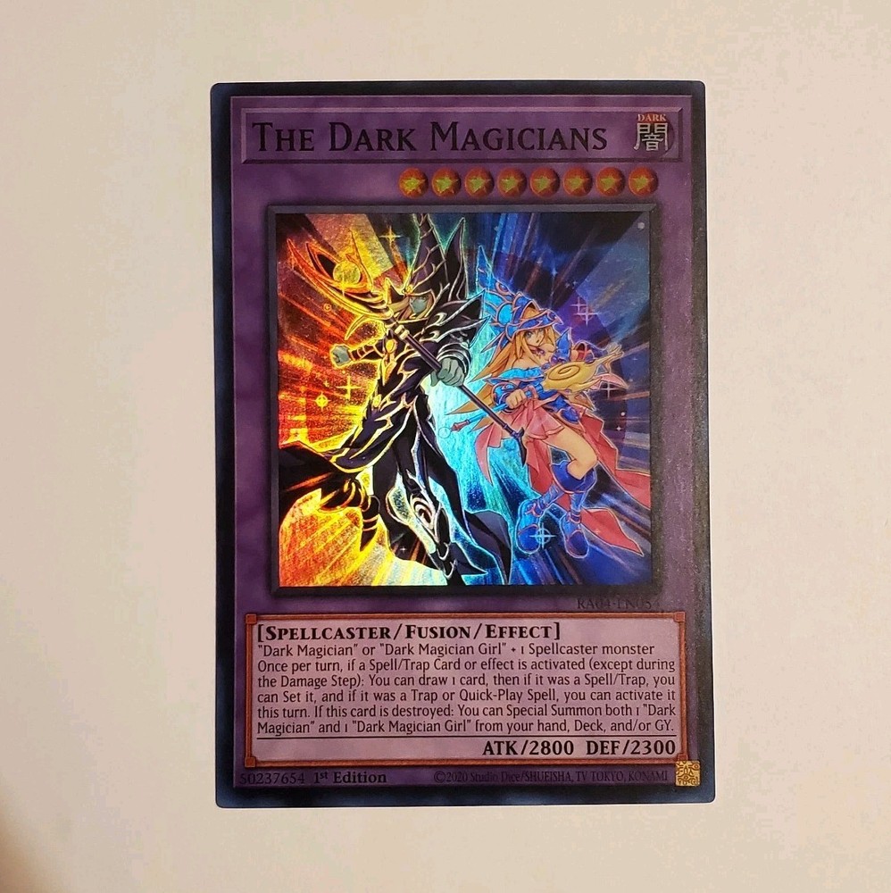 Dark Magicians Super Rare RA04-EN054 Quarter Century Stampede Card