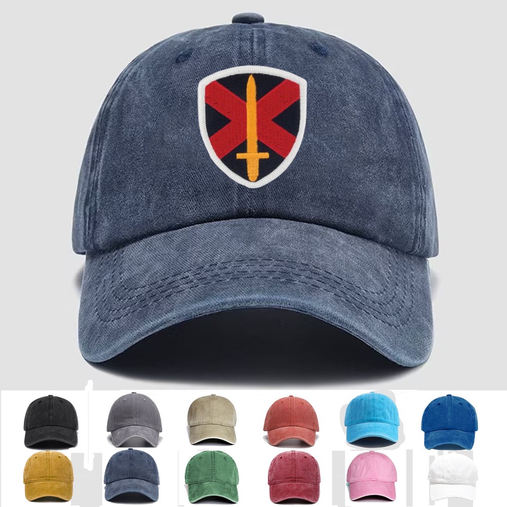 Custom Embroidered 10th Personnel Command Veteran Trucker Cap Gift
