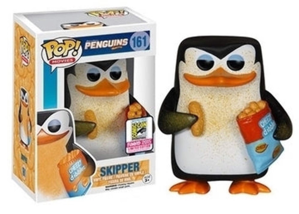 Funko POP! Movies: Penguins - Skipper (2015 SDCC)(Damaged Box) #161