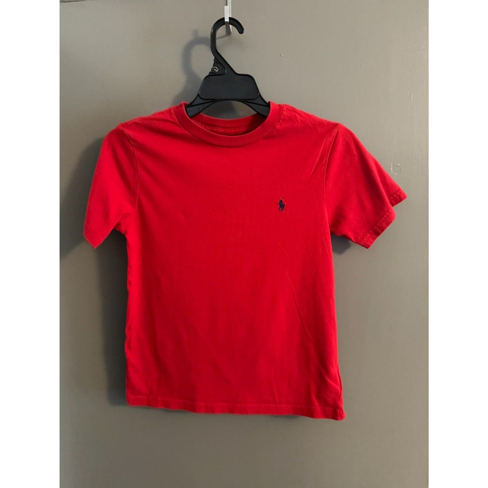 Polo Ralph Lauren Boys Red T-shirt Size Small