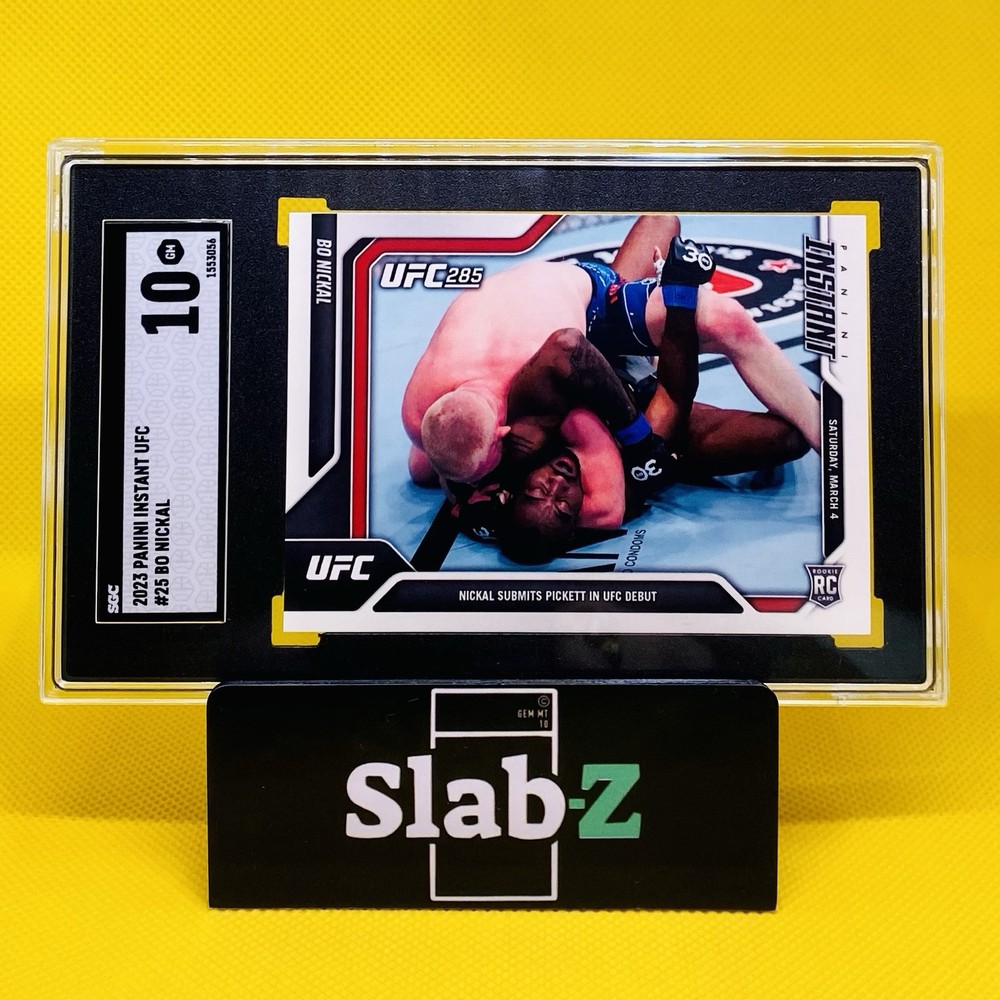 2023 Panini Instant Bo Nickal UFC Debut RC 1/1944 #25 SGC 10 Gem Mint