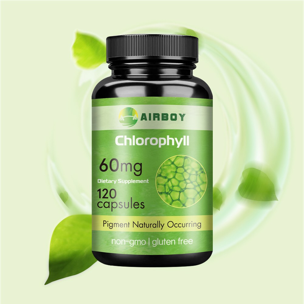 Chlorophyll - Internal Deodorizer, Gut, Digestion & Skin Health, Antioxidants
