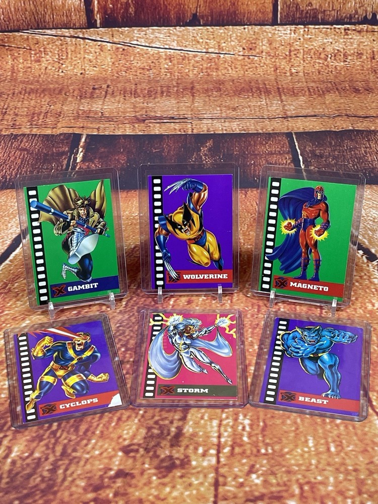 1995 Fleer Ultra X-Men Suspended Animation Toy Biz Promo Complete 6 Card Set