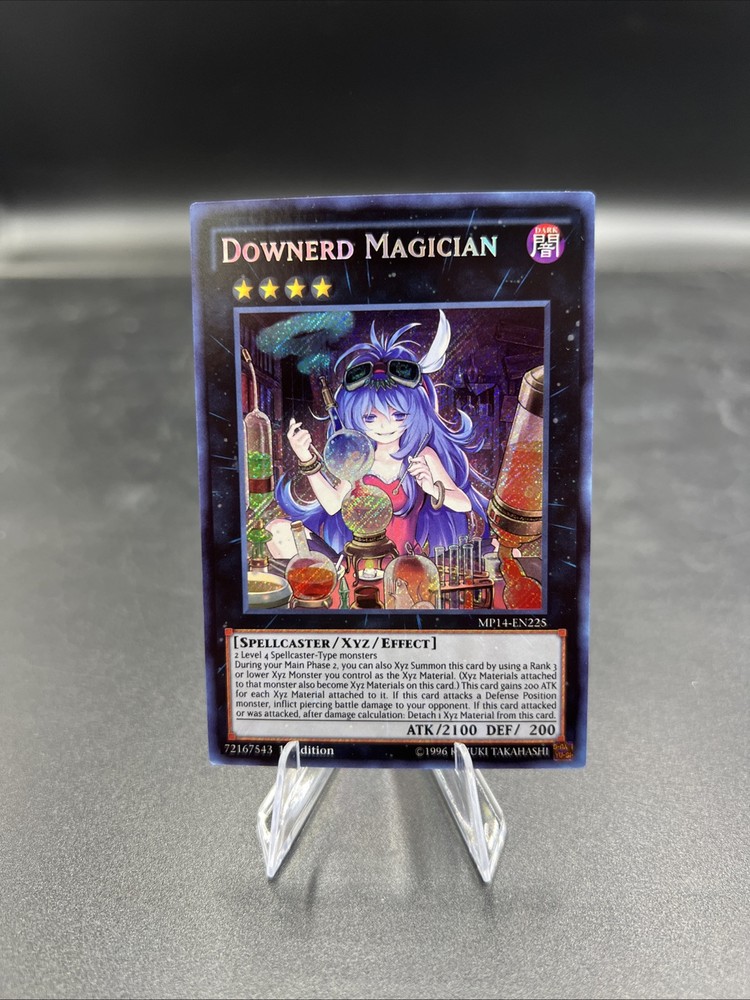 YuGiOh Downerd Magician MP14-EN225 Secret Rare 1st Edition Near Mint