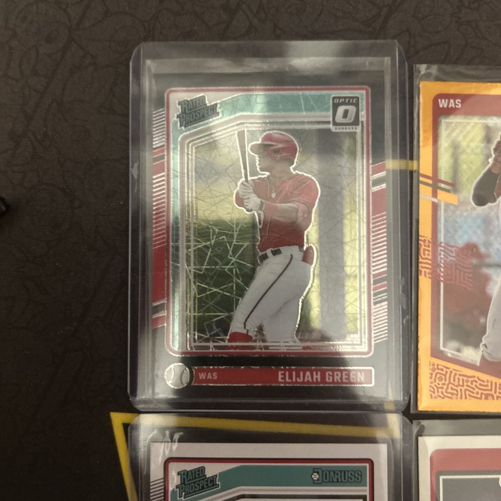 2024 Donruss Optic Elijah Green Black /39 Plus 7-Card Lot