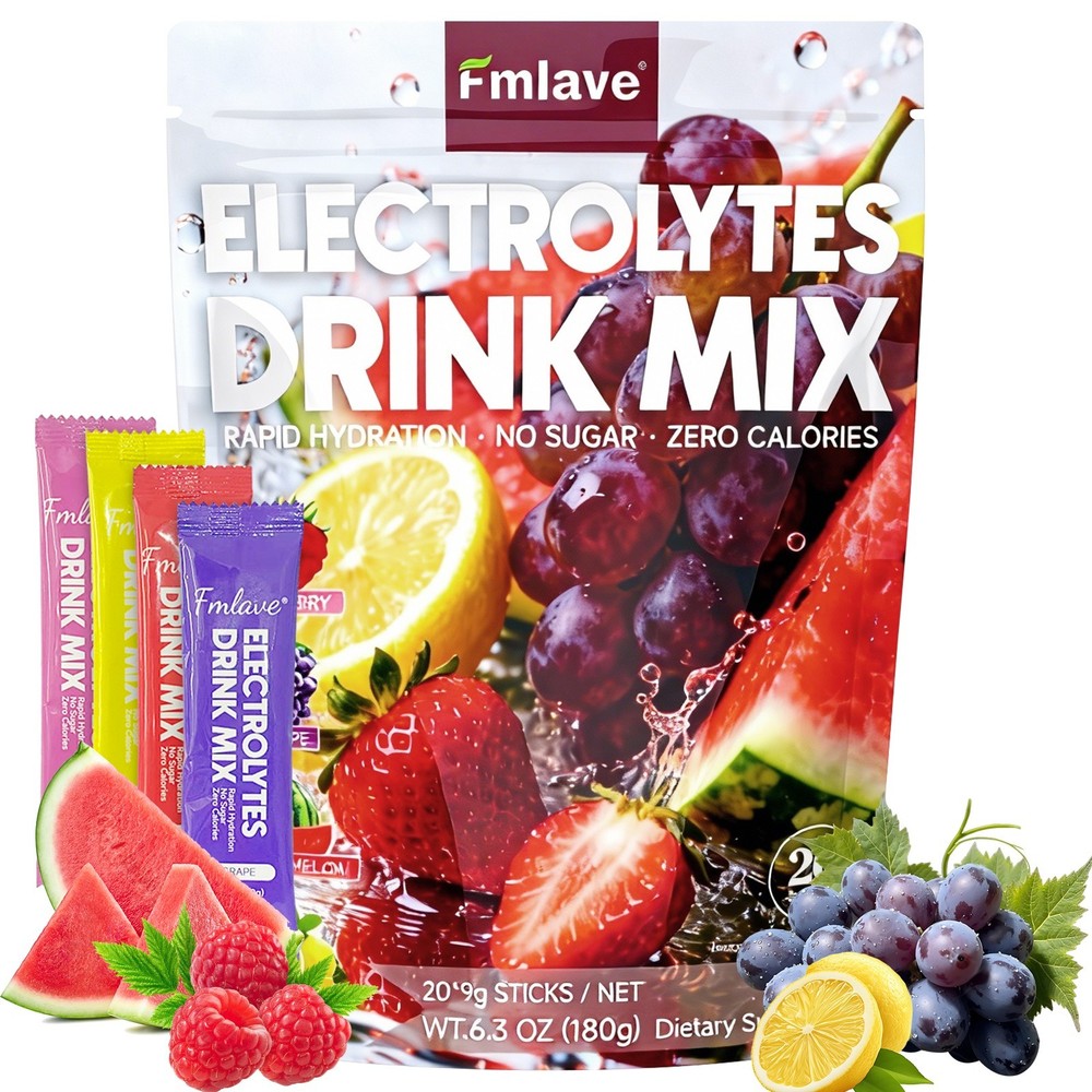 Electrolytes Powder Hydration Packets | Sugar Free Recovery Electrolyte Drink US