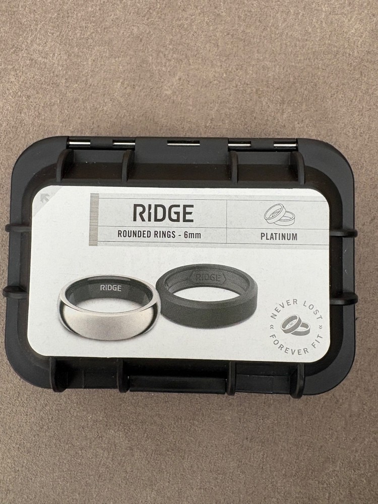Lot of 5 authentic Ridge tungsten rings — all in excellent condition.