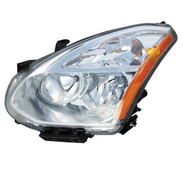 2008 Nissan Rogue Front Left Headlight Amber Clear Plastic 26060-JM00A V