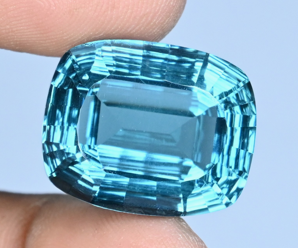 29.20Ct Natural Rare Neon Blue Copper Paraiba Tourmaline Certified Flawless Gems