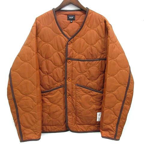 Huff Movement Quilted Liner Jacket Brown XL 2024 Menswear