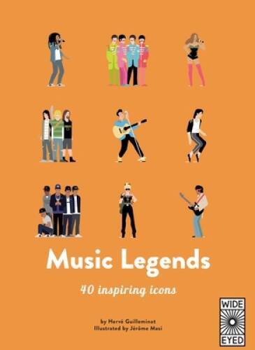 Music Legends: Meet 40 pop and rock stars (40 Inspiring Icons) - VERY GOOD