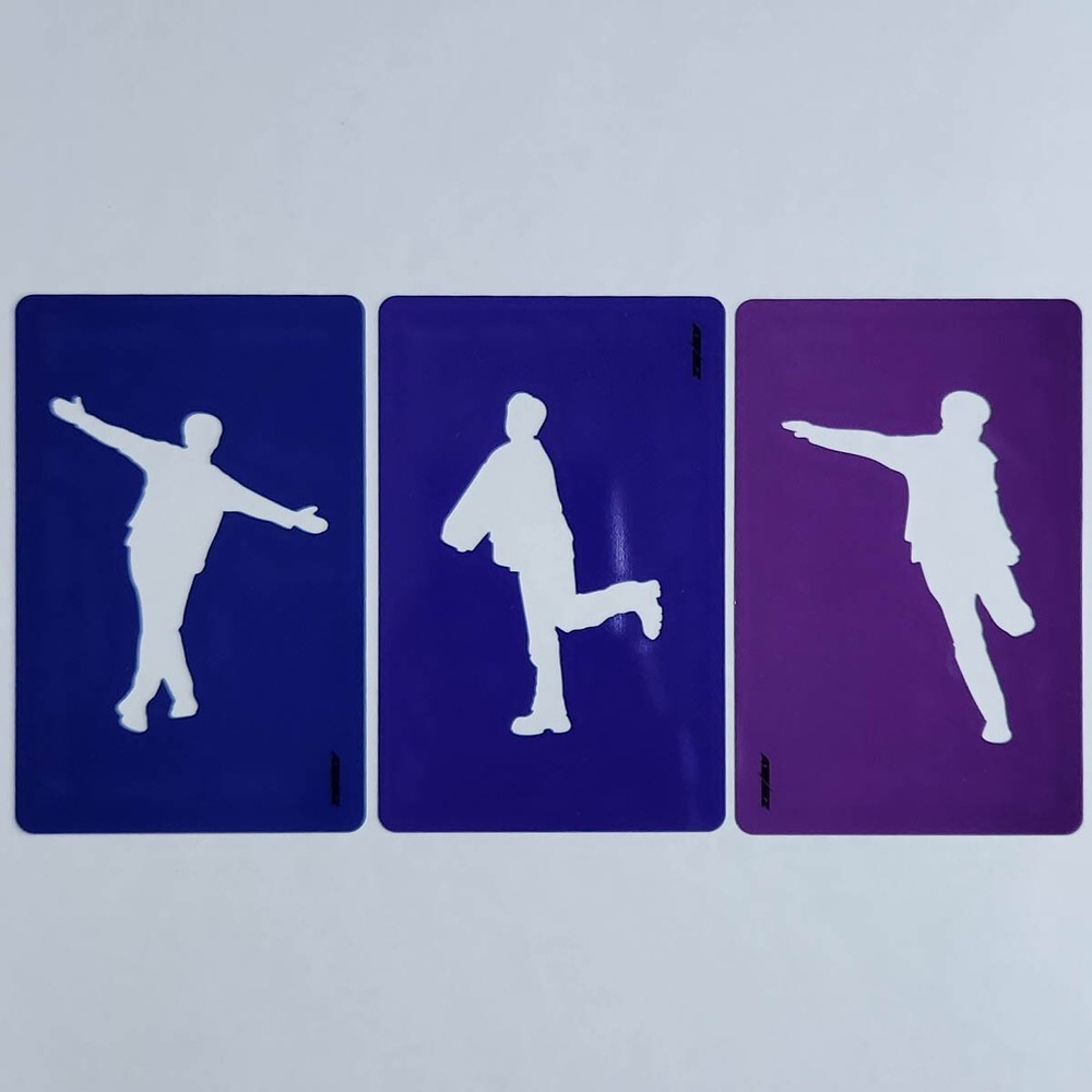 Jong Ho Official Action card 3 Version Set Ateez The World Ep.2 Outlaw Kpop