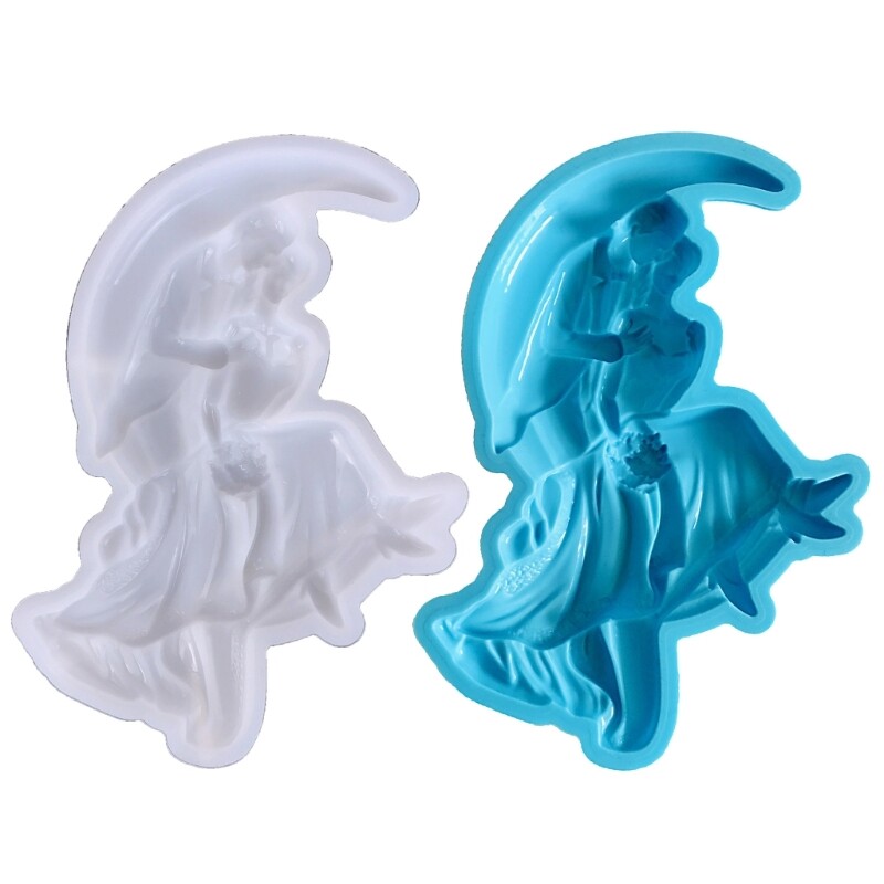 Silicone Couple Shaped Resin and Craft Ornament Molds
