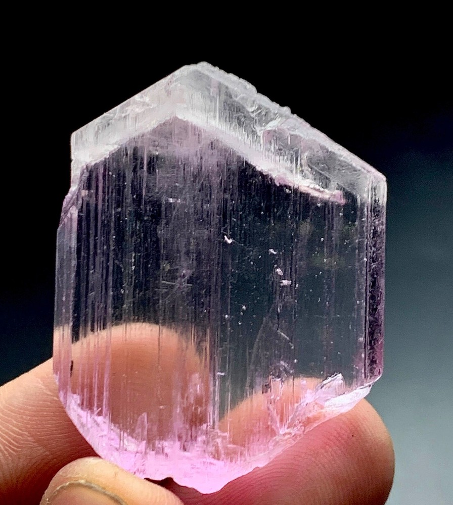 84-Carat Afghan Pink Kunzite Crystal Natural Specimen Gemstone