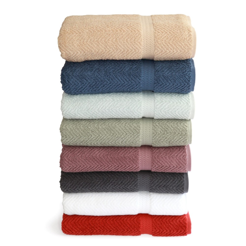 Luxury Herringbone Weave Turkish Cotton Hotel & Spa Towels
