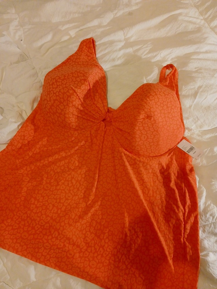 Lane Bryant Women's Swim Skirt Bright Pink, 46 DDD, NWT