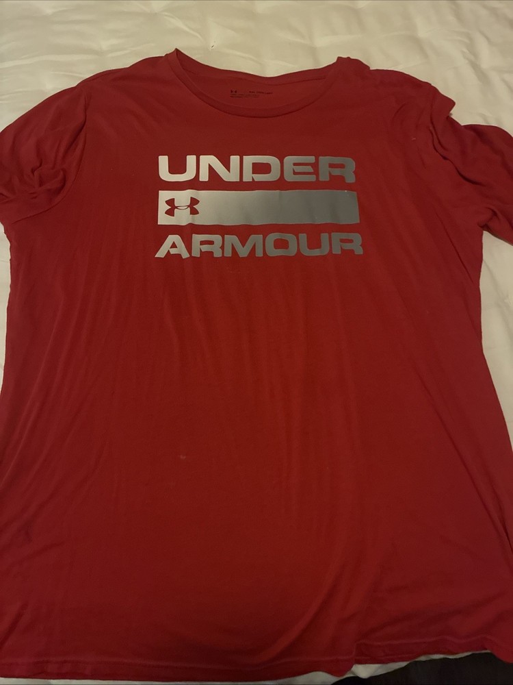 Under Armour UA Men's T-Shirt Size XXL 2XL Loose Fit Heat Gear