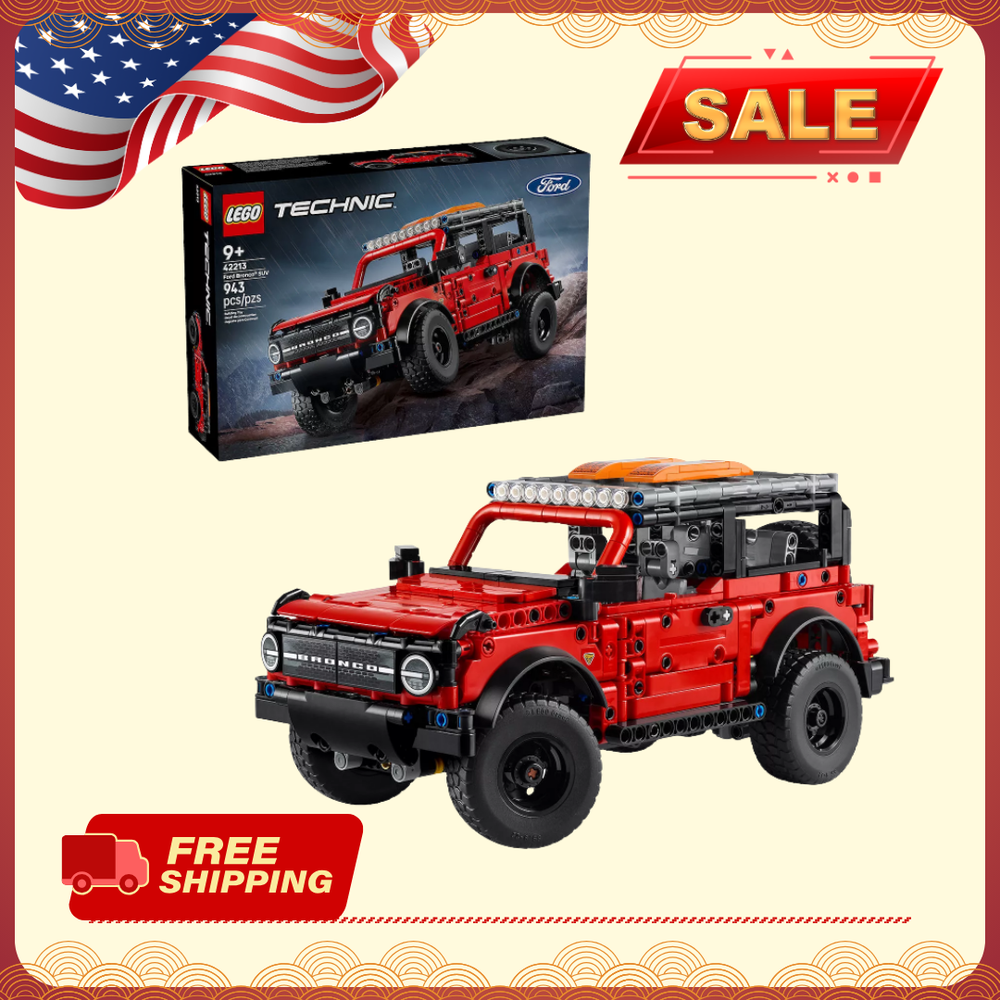 [FASH SALE] LEGO Technic Ford Bronco 42213 Building Kit 943 Pieces Figures Set-image
