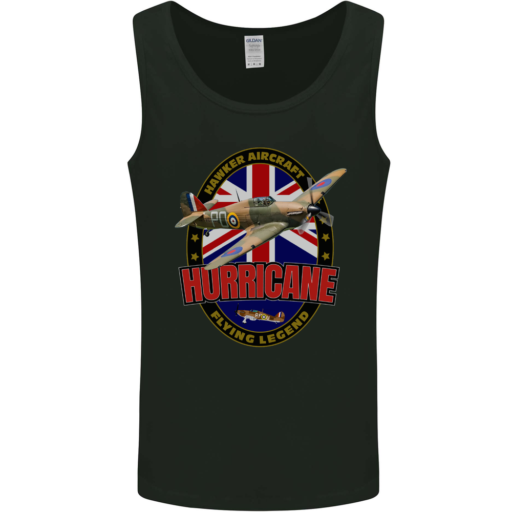 Hawker Hurricane Flying Legend Mens Vest Tank Top