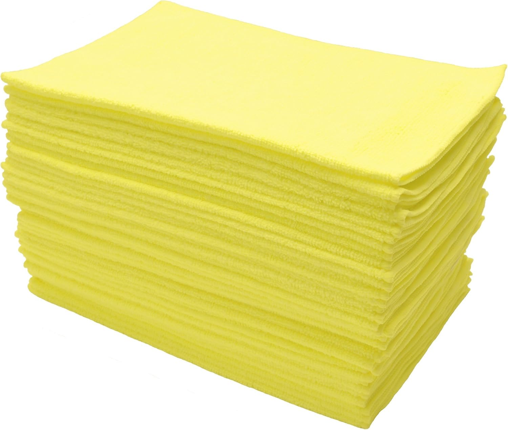 300 GSM Ultra Absorbent Microfiber Cloths for Streak-Free Cleaning