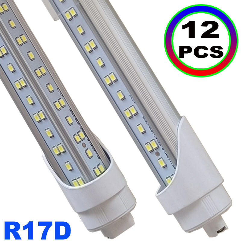 12 Pack R17D HO T8 8Ft Led Tube Light Bulbs 144W 8 FOOT Led Shop Light 6500K
