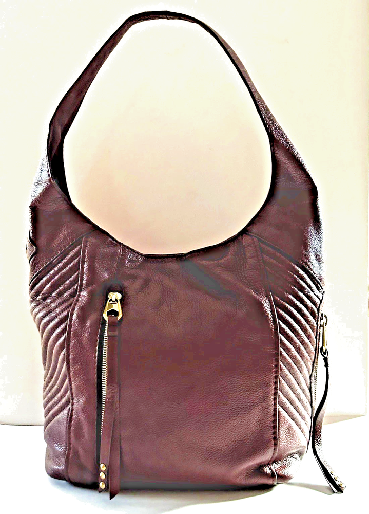 OrYany Burgany Hobo Leather large Shoulder Bag