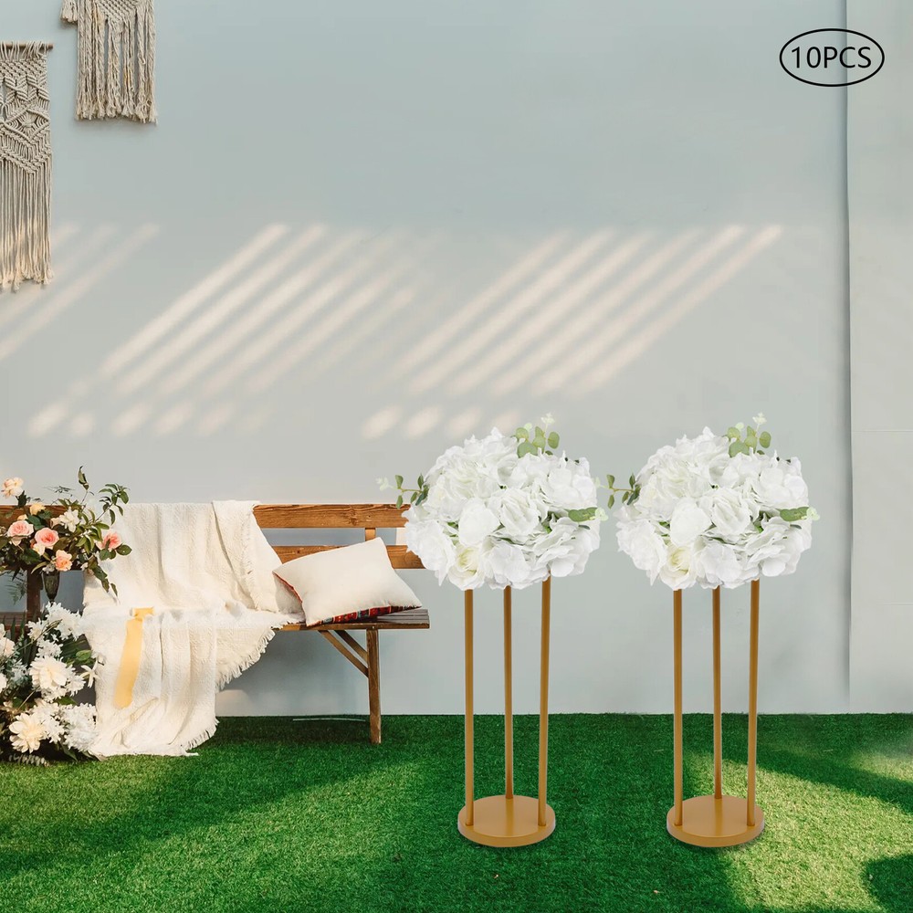 NEW 10X Artificial Flower Ball 12 Heads Wedding Flower Balls for Centerpieces