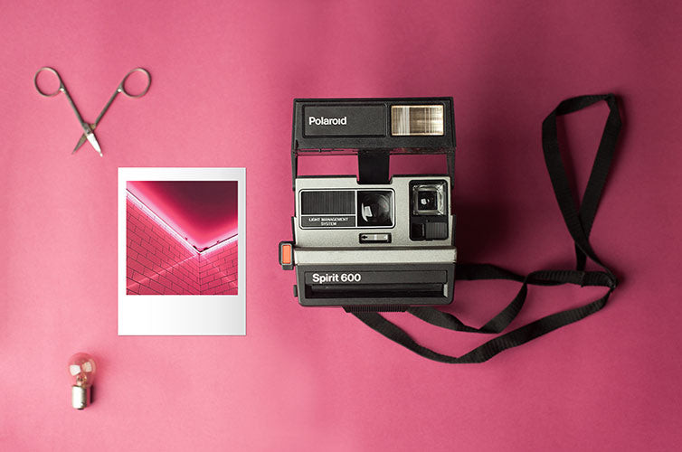 Vintage Polaroid Spirit 600 Grey Silver Instant Film Camera 600 Type