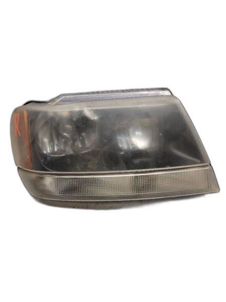 Smoke Tint Passenger Headlight for 02-04 Grand Cherokee 1199491 Dark Background  