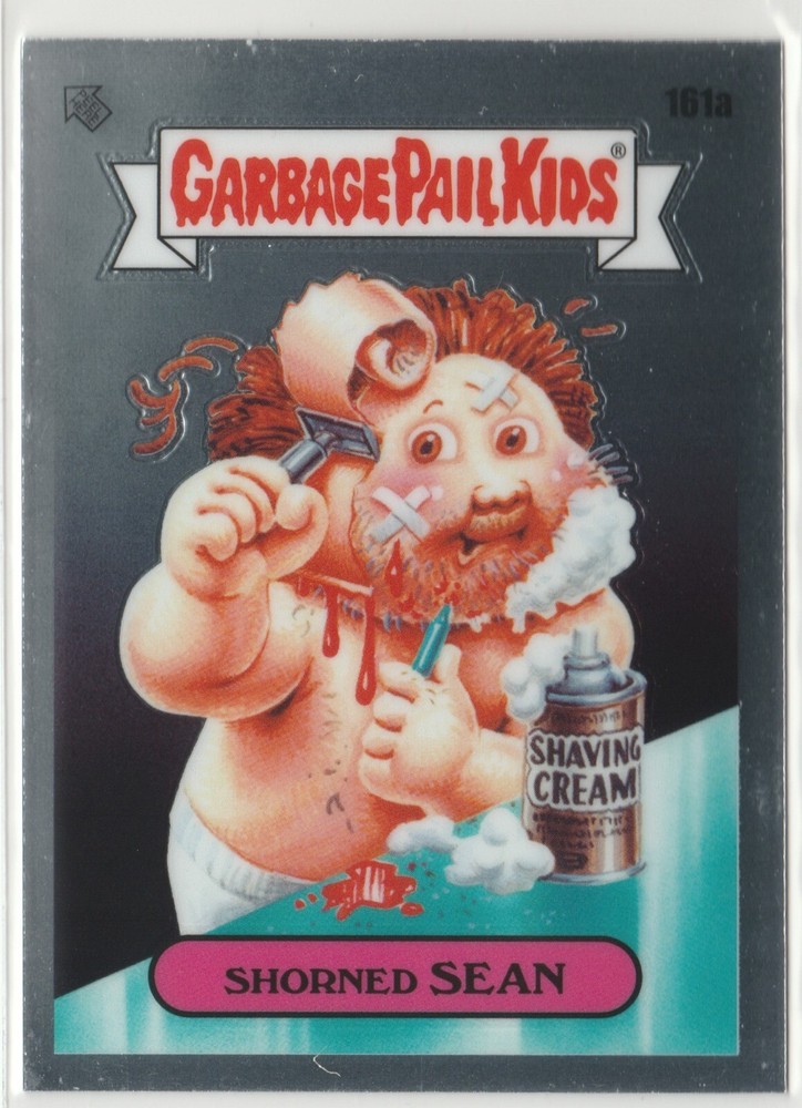 Shorned Sean #161a Garbage Pail Kids GPK 2021 Chrome Series 4 CS4 Trading Card  