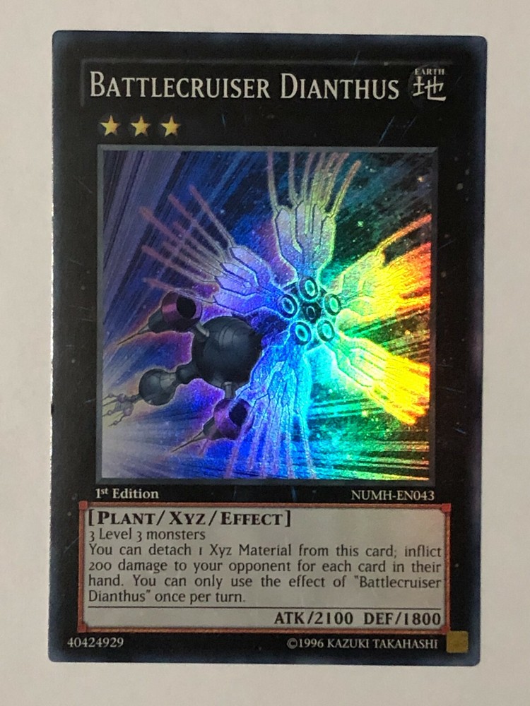 Yu-Gi-Oh JCC Battlecruiser Dianthus NUMH-EN043 Rare Card