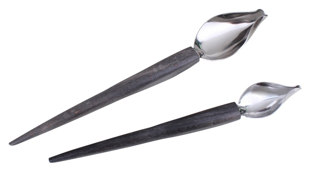 17-Inch Brown Deco Spoon Set - Vintage Style Discontinued  
