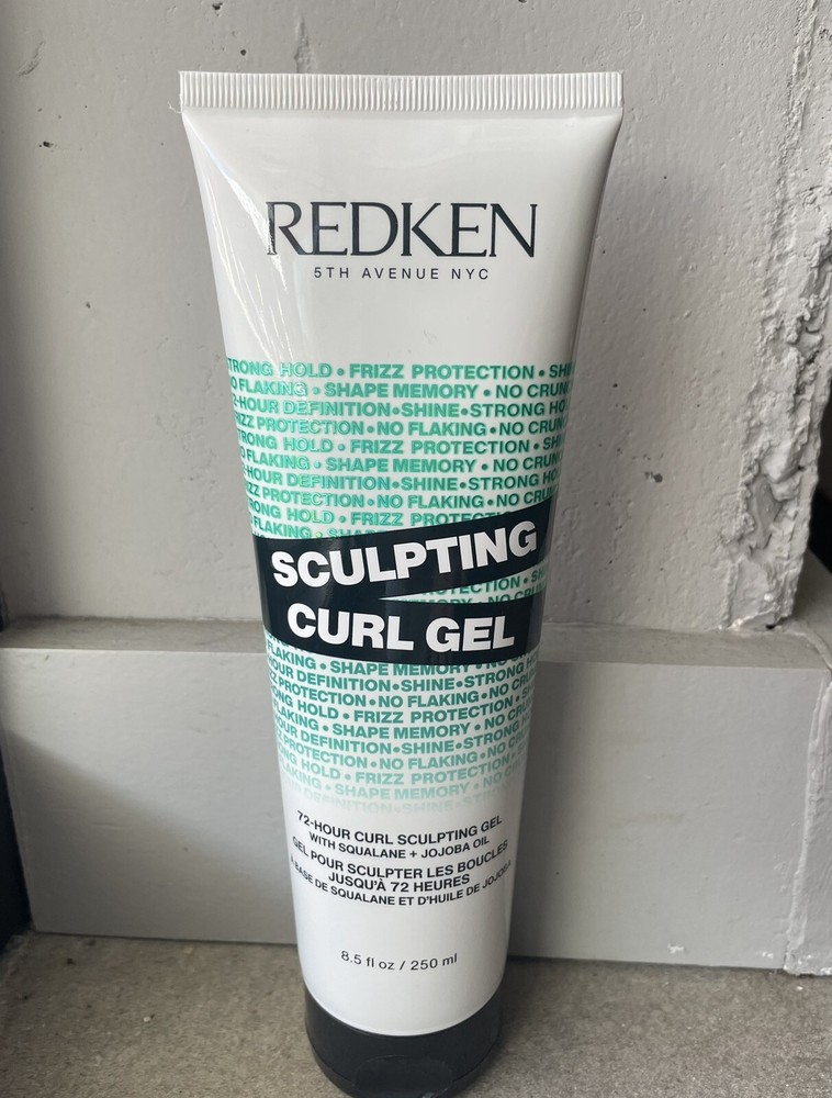 REDKEN Sculpting Curl Hair Gel - 72-hour Hold Jojoba Oil & Squalane 8.5 Fl Oz