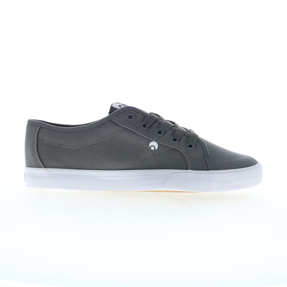 Osiris Mith 1283 1976 Mens Gray Canvas Skate Inspired Sneakers Shoes
