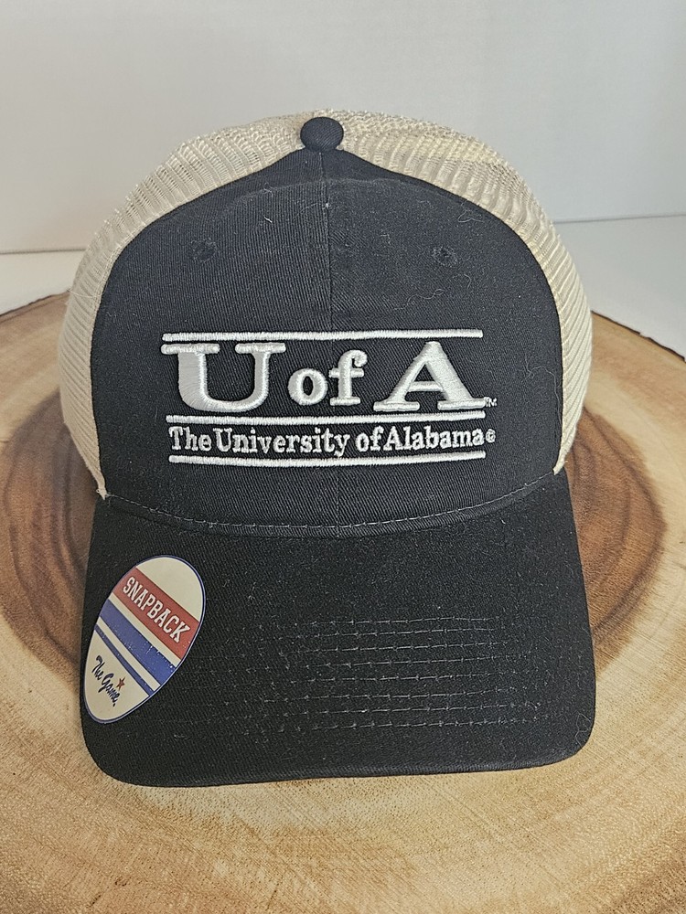 Alabama Crimson Tide 3 Bar NCAA Football Snapback Cap  