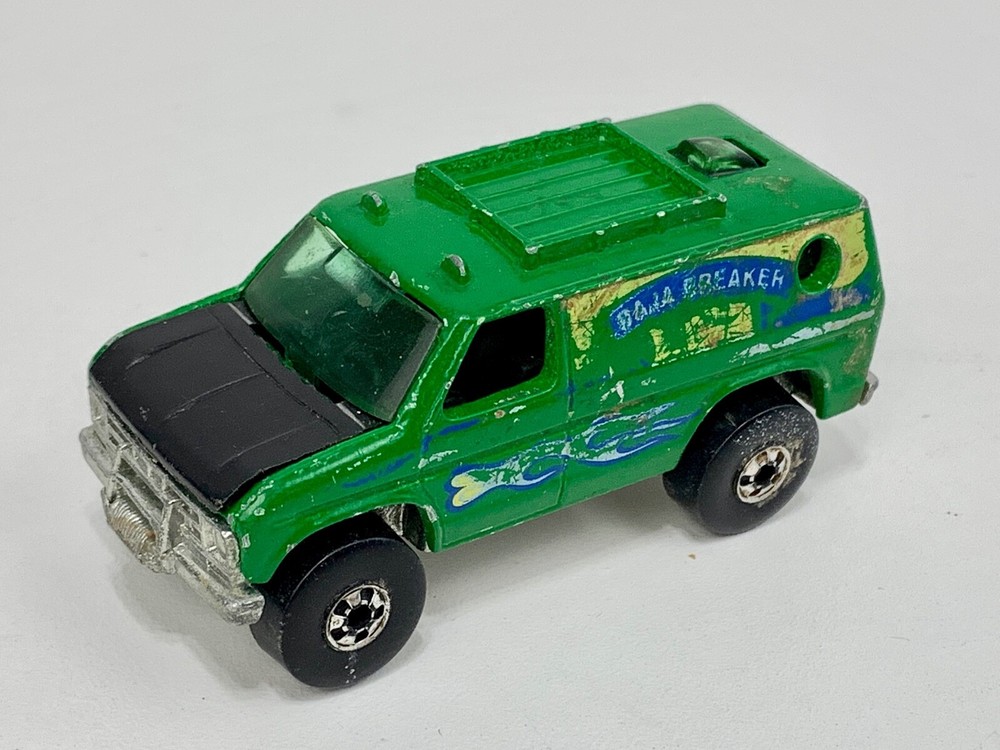 1980 Mattel Hot Wheels 1:64 Diecast - Vintage Baja Breaker - Green Blue Letters