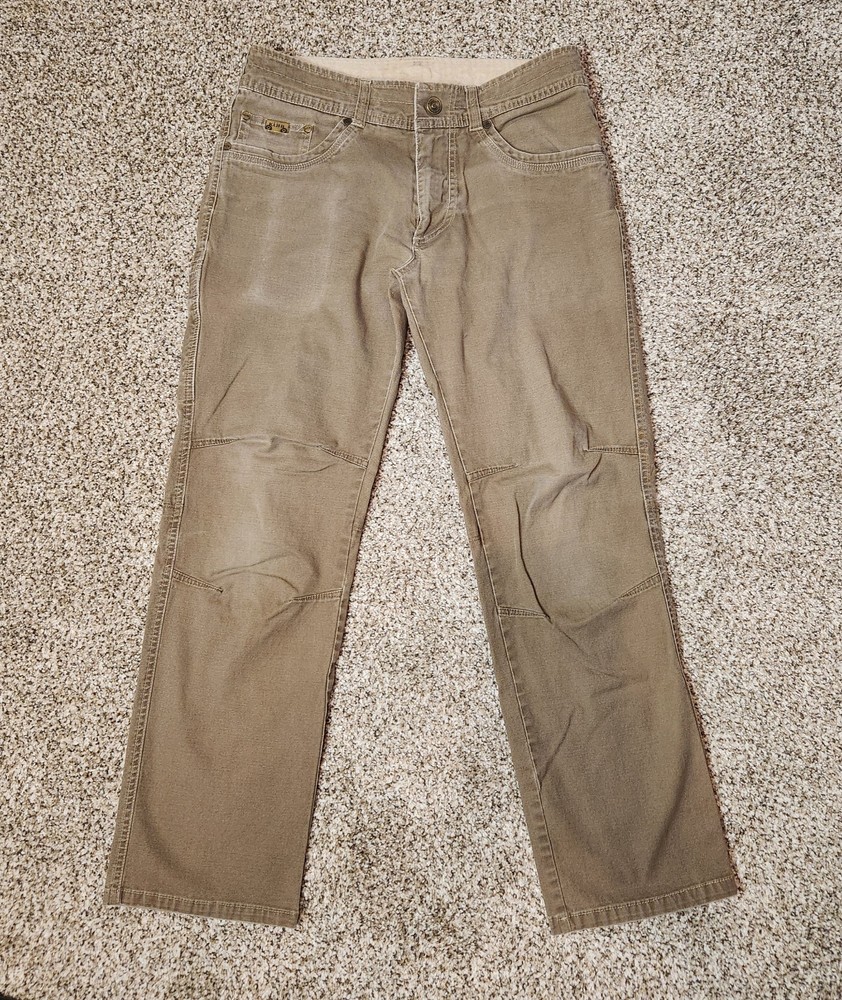 Kuhl Kanvus Men's Brown Vintage Patina Dye Jeans Pants 32 x 30 (Actual 29