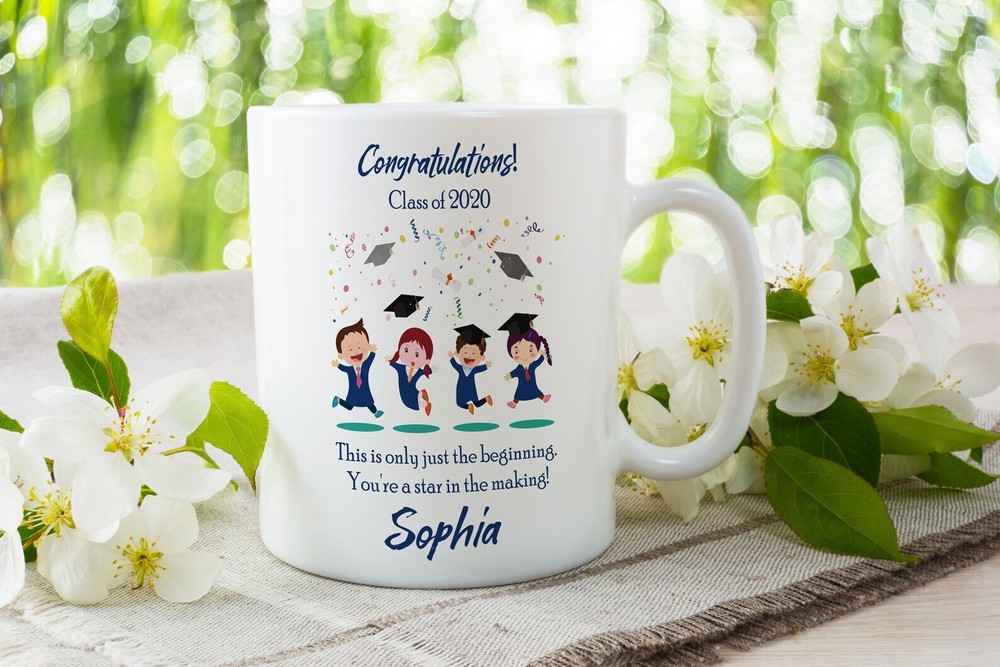 Personalized Graduation Coffee Mug Graduation Gift 2020 Custom Grad Mug Senior