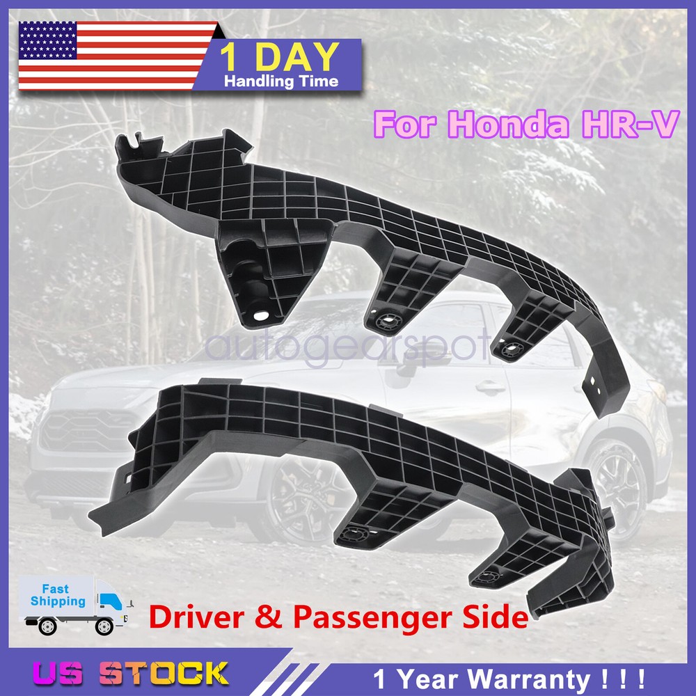 23-24 Honda HR-V Driver & Passenger Headlight Mounting Bracket Set - New