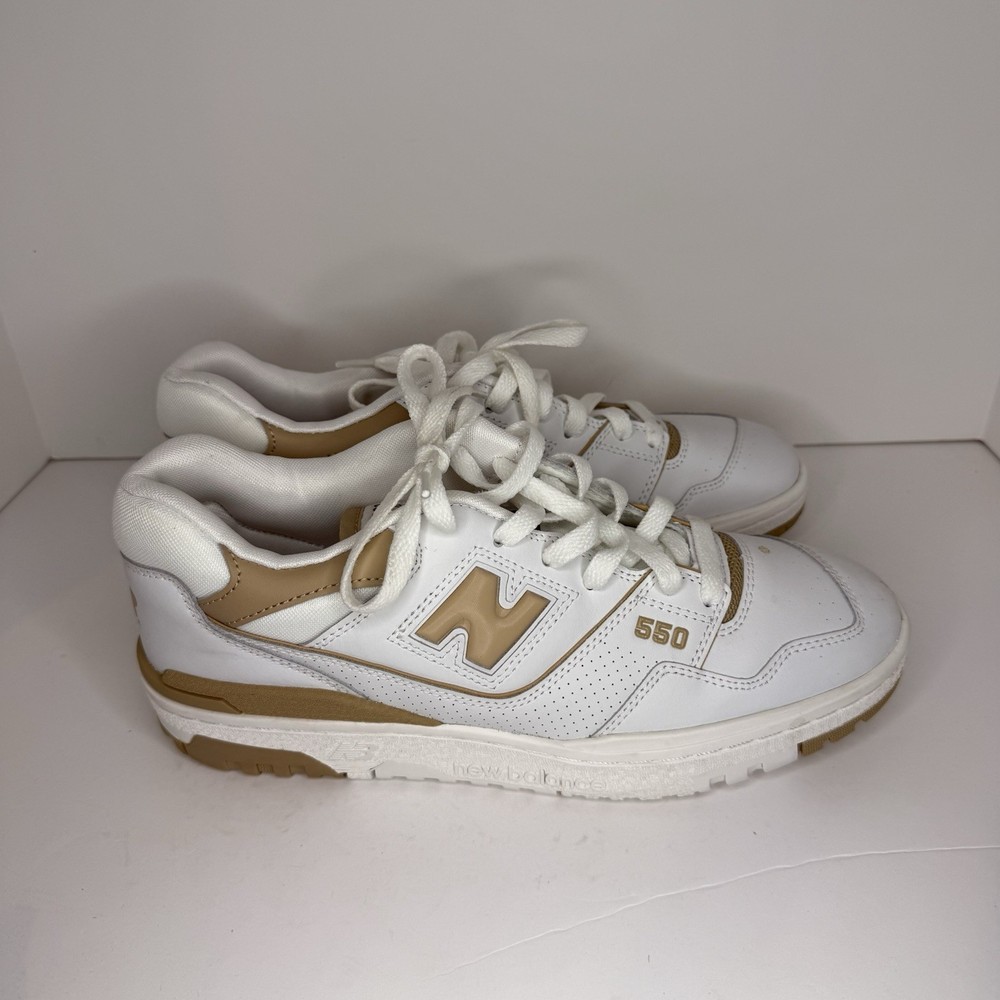 New Balance Womens 550 BBW550BT White Casual Shoes Sneakers Size 10