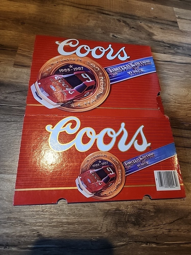 Coors Beer Advertising Vintage Limited Edition Daytona 500 Nascar Race Champion